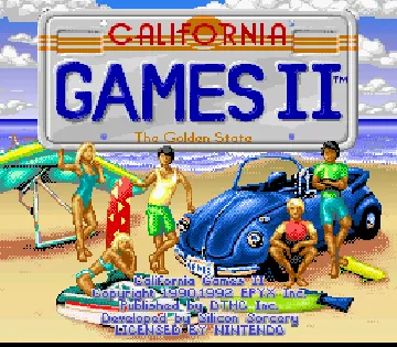 California Games II (USA) screen shot title